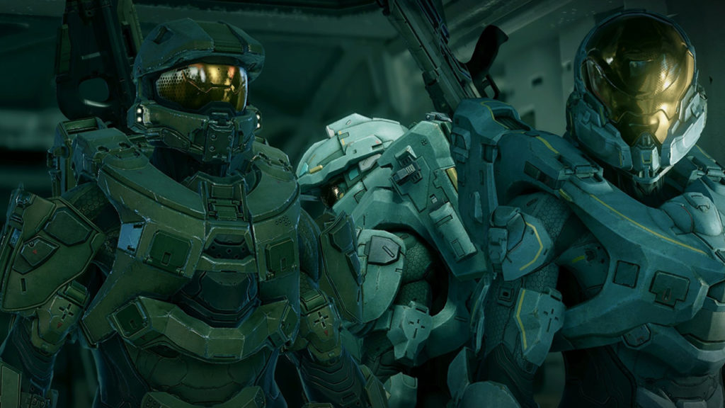 Master Chief and Tanaka from Halo 5: Guardians Getting Ready to Fight