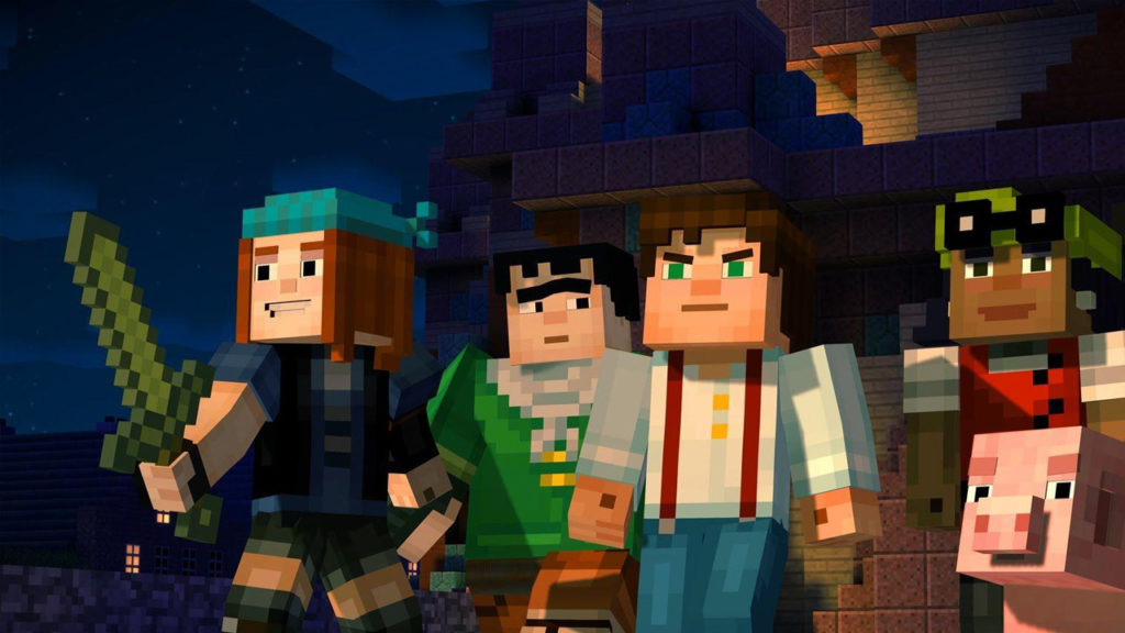 Characters from Minecraft: Story Mode