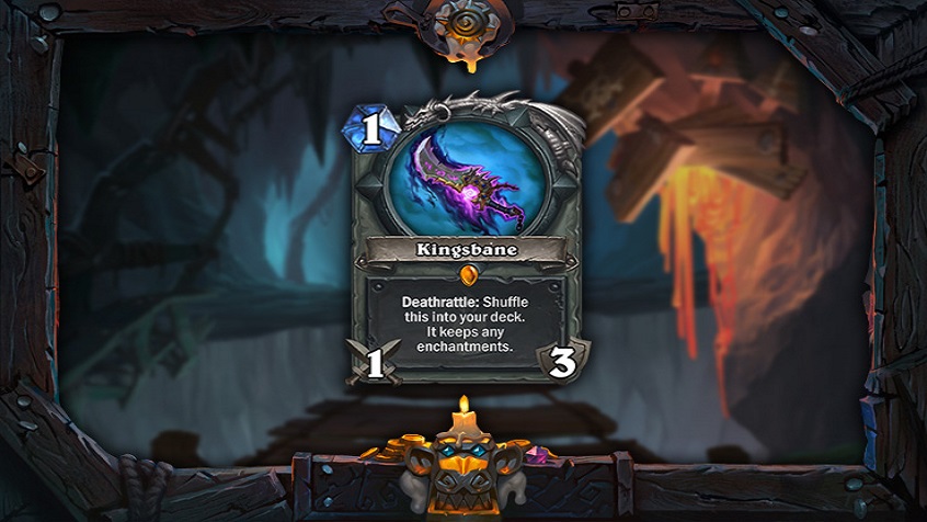 Kobolds & Catacombs, Kingsbane, Rogue Class, Deathrattle, Weapon card, Legendary Weapon