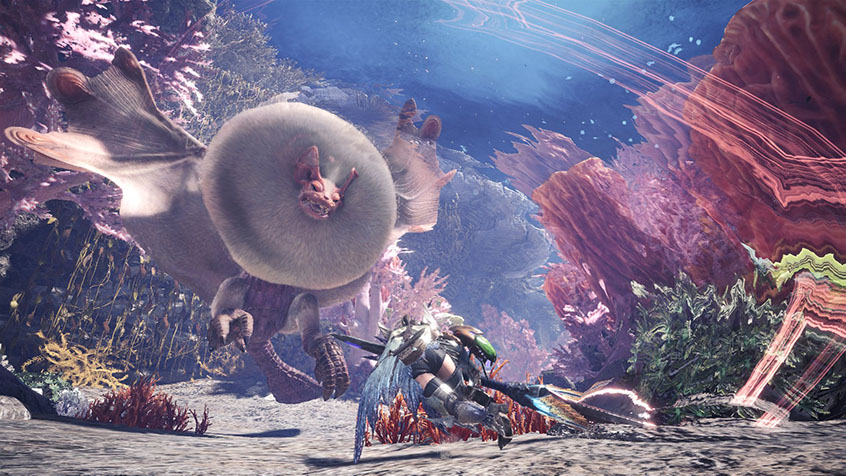 Monster, Hunter, World, Coral, Highlands, Insect, Glaive, Paolomu