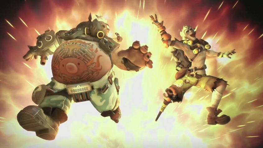 Overwatch Shorts, Overwatch, Junkertown, Junkrat, Roadhog