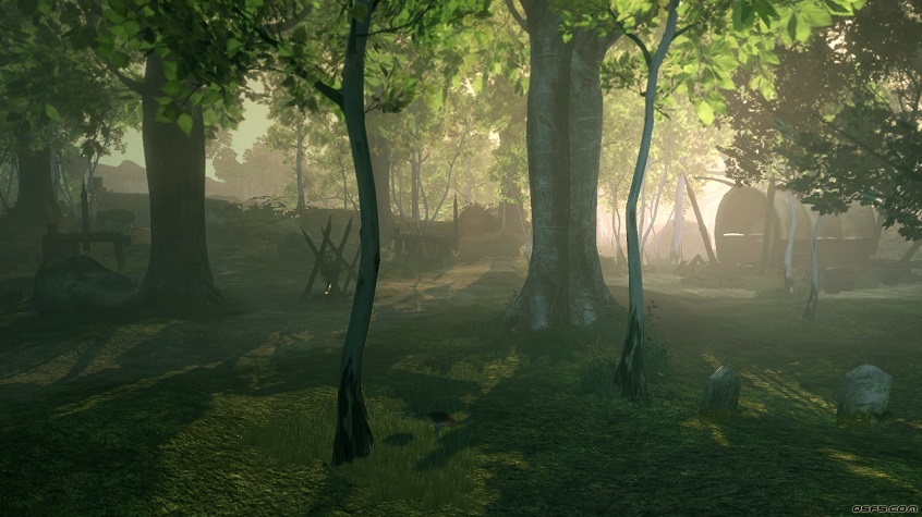 The forest of Brightwood as depicted in Fable.