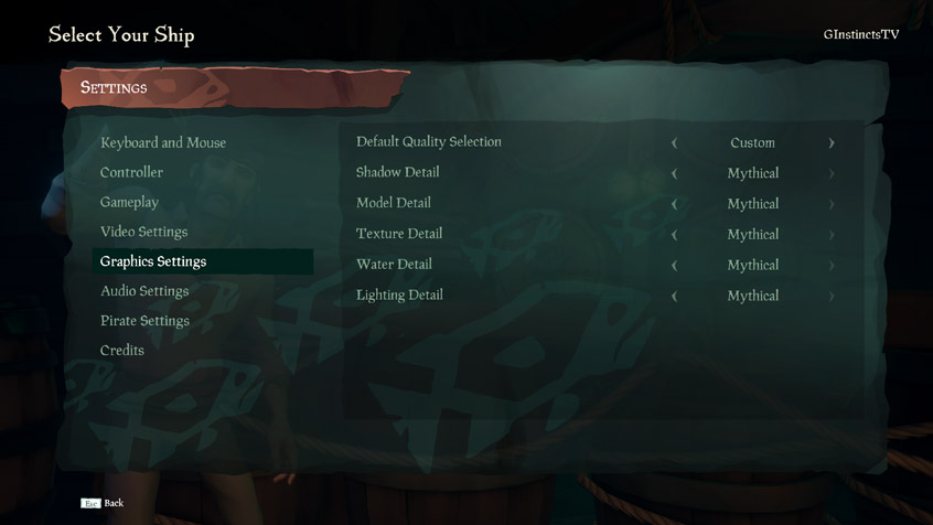 Xbox One X settings are equal to PC's mythical in Sea of Thieves