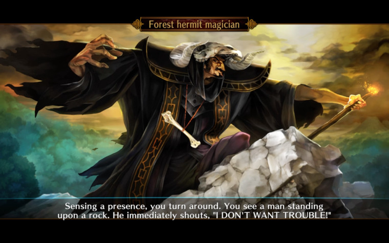 dragon's crown pro forest hermit warning the player