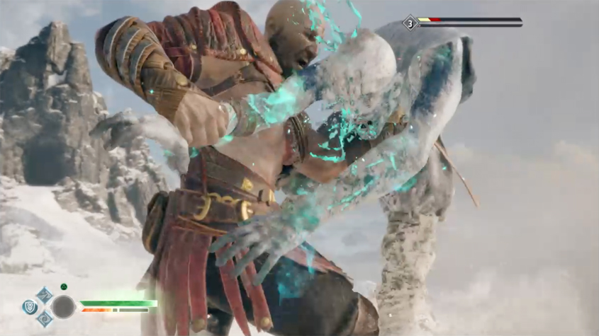 kratos stun kills a dragur