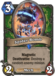 Spider Bomb boasting the Magnetic keyword