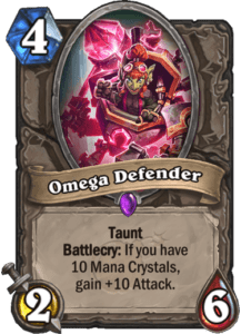 Omega Defender of Hearthstone