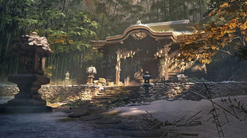 Sekiro's Hub Area is Mysterious and Foreboding.