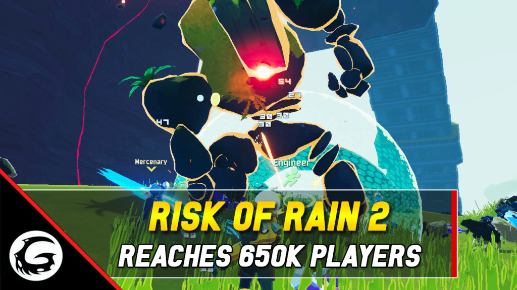 Risk of Rain 2 Reackes 650K Players
