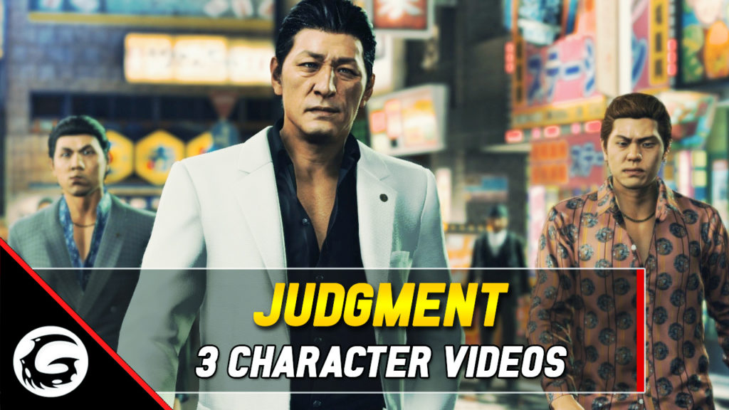 Judgment 3 Character Videos