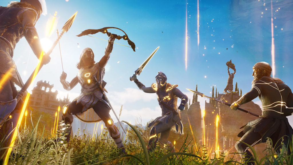Characters from Ubisoft's Assassin's Creed Odyssey Fate of Atlantis DLC