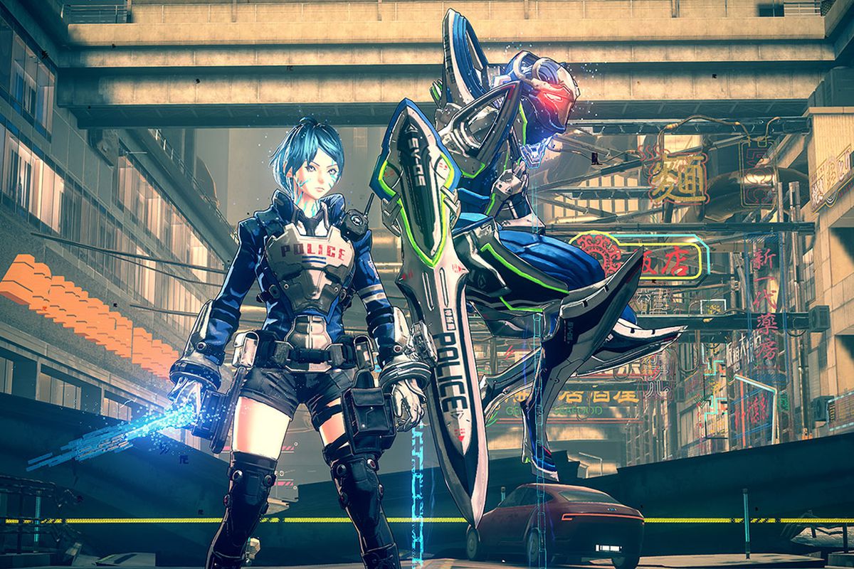 Characters form the upcoming witch exclusive, Astral Chain
