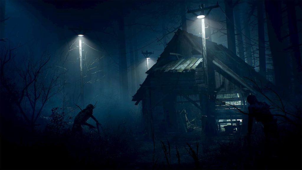 A cottage surrounded by enemies in Blair Witch