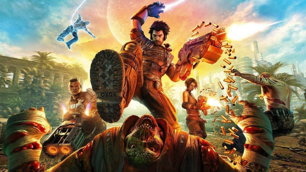 Characters from the first-person shooter, Bulletstorm