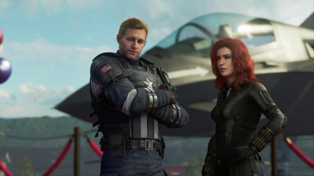 Captain America and Black Widow in Marvel's Avengers