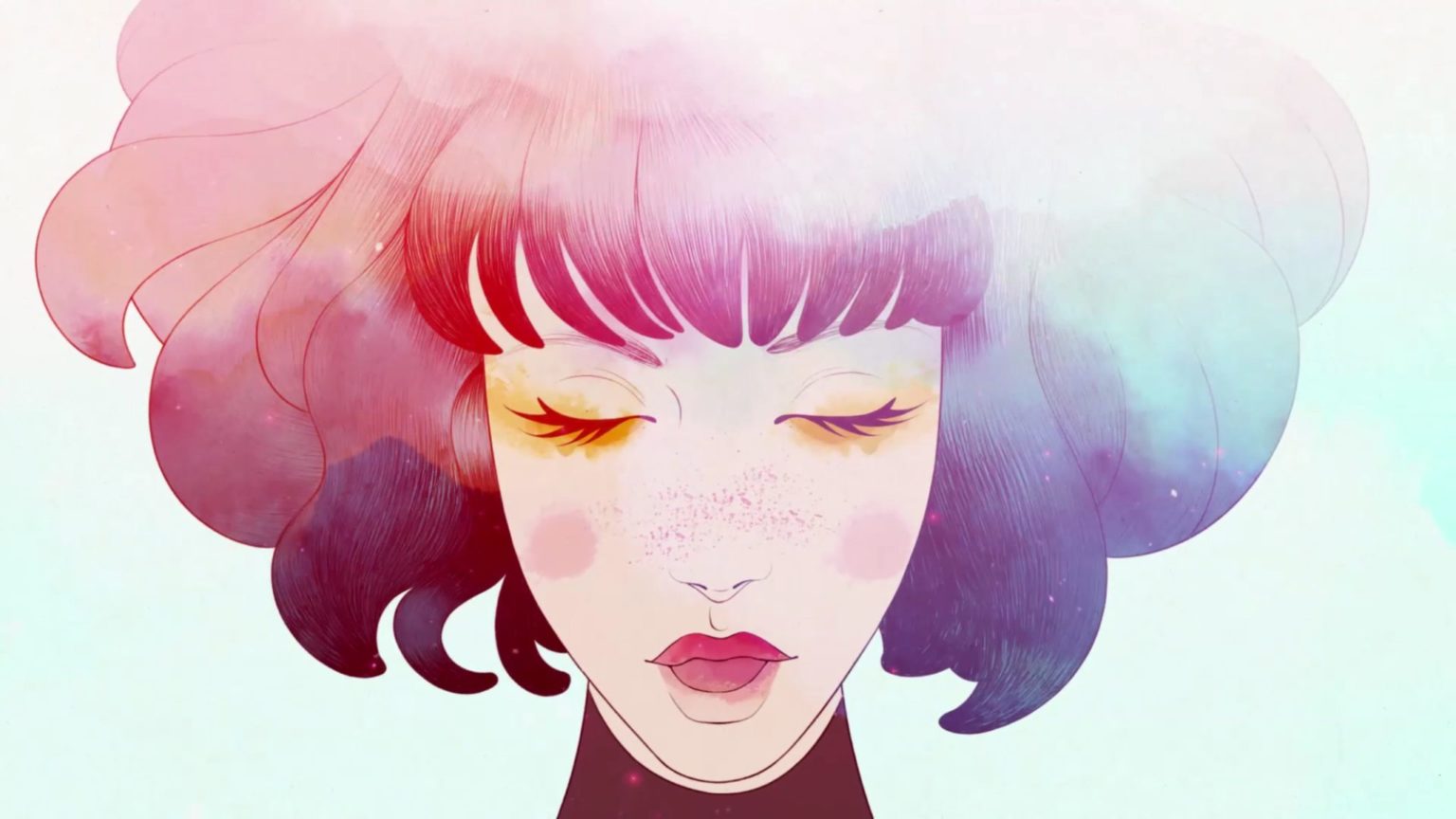 Gris from the indie platformer, Gris