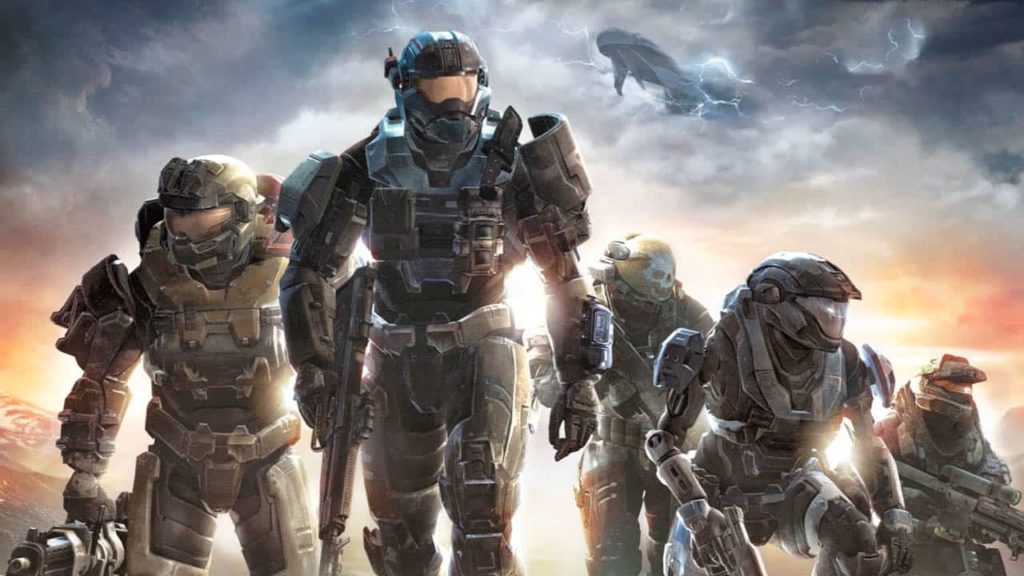 Master Chief and his companions from Halo: Reach