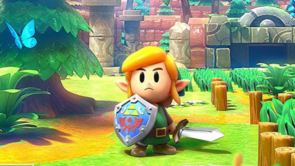 Link shown in the upcoming Legend of Zelda: Link's Awakening Switch title.