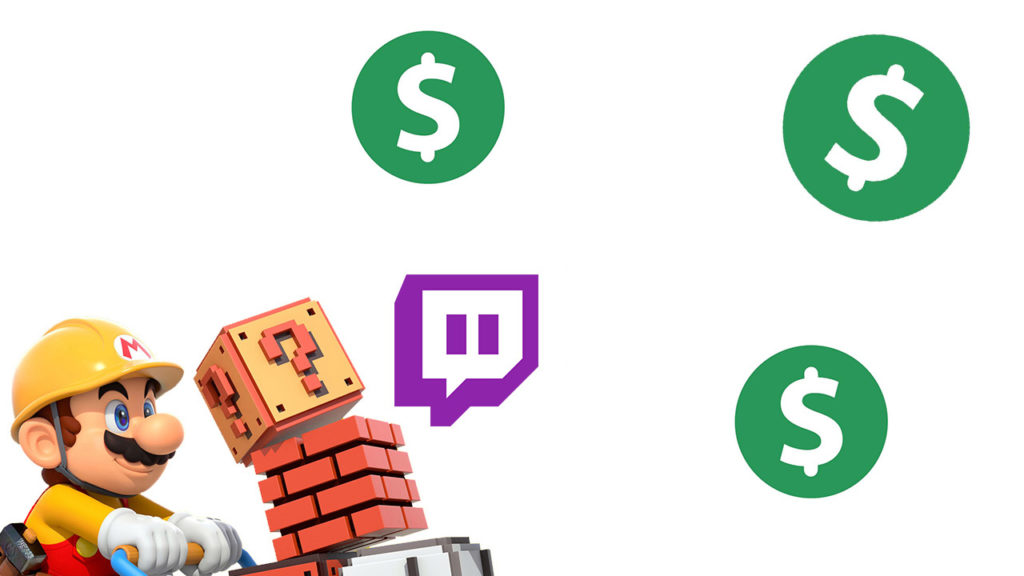 mario and twitch and money