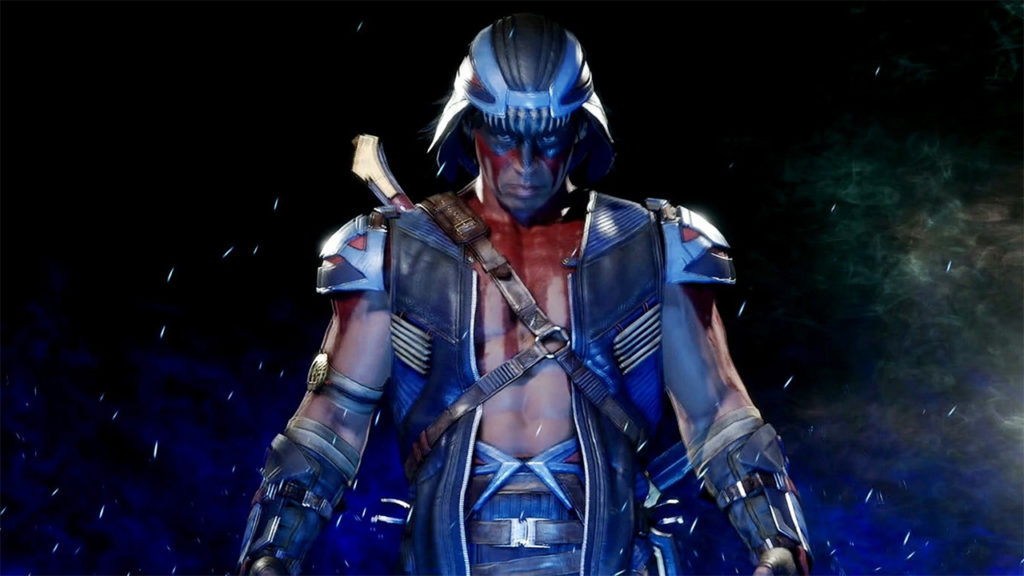 dark character with helmet