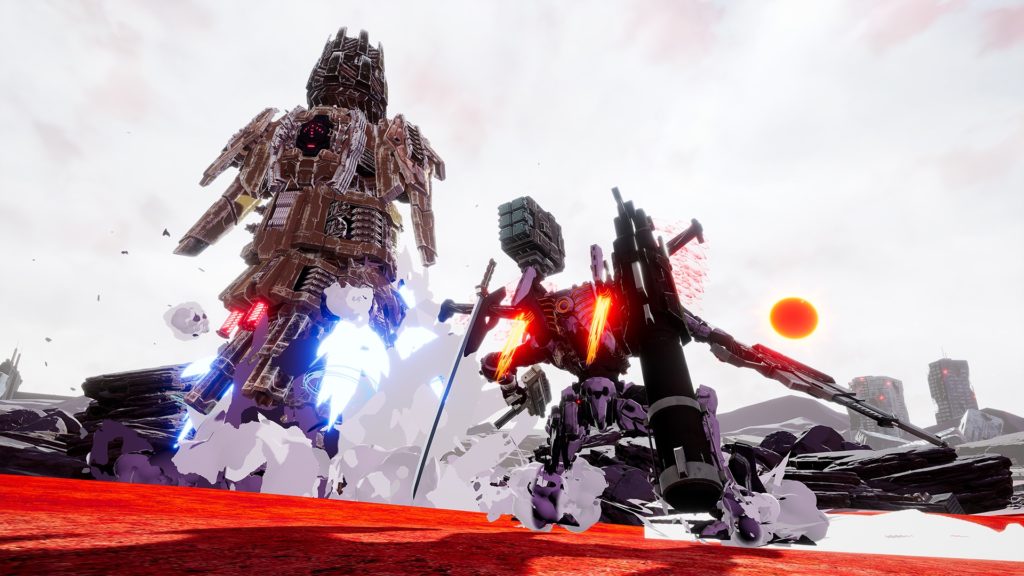 Mechs from the upcoming Switch title, Daemon X Machina