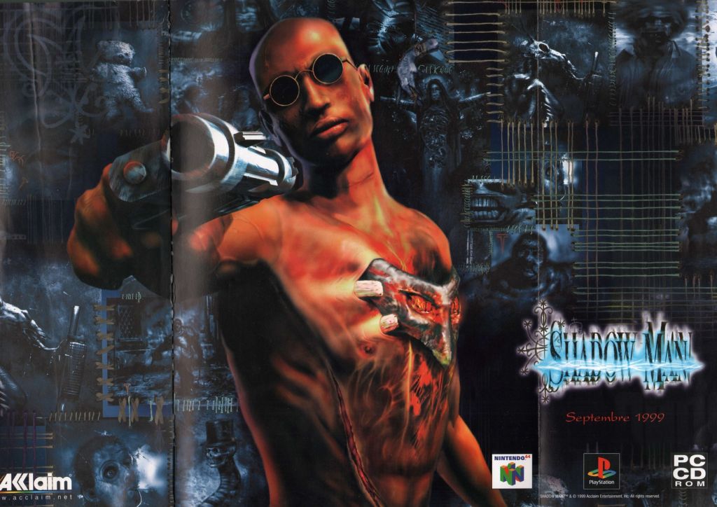 The cover art for the original Shadow Man video game