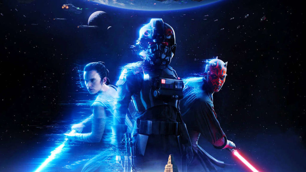 Three main characters from Star Wars series featuring in Star Wars: Battlefront 2