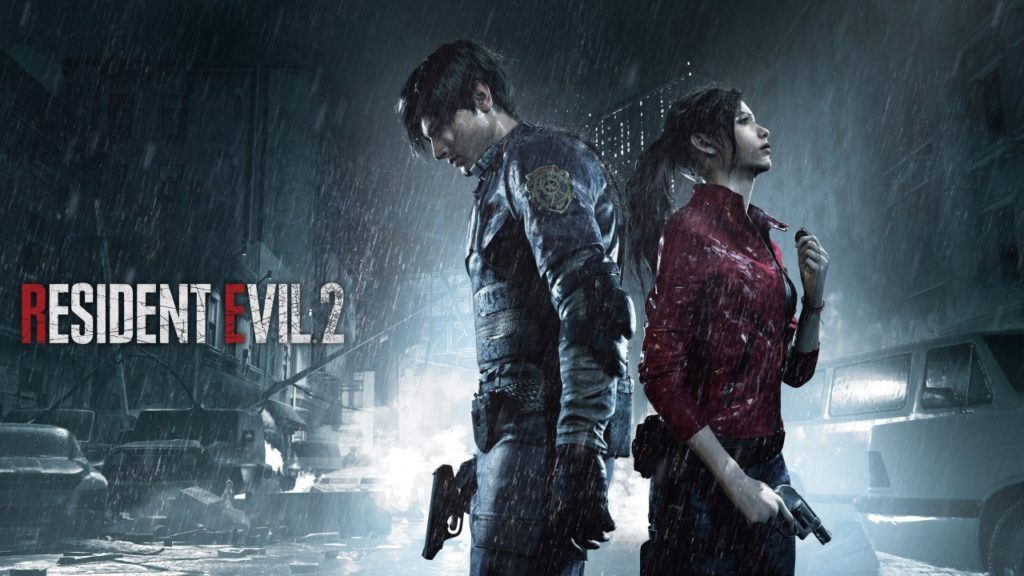 Leon Kennedy and Claire Redfield from Resident Evil 2 Remake
