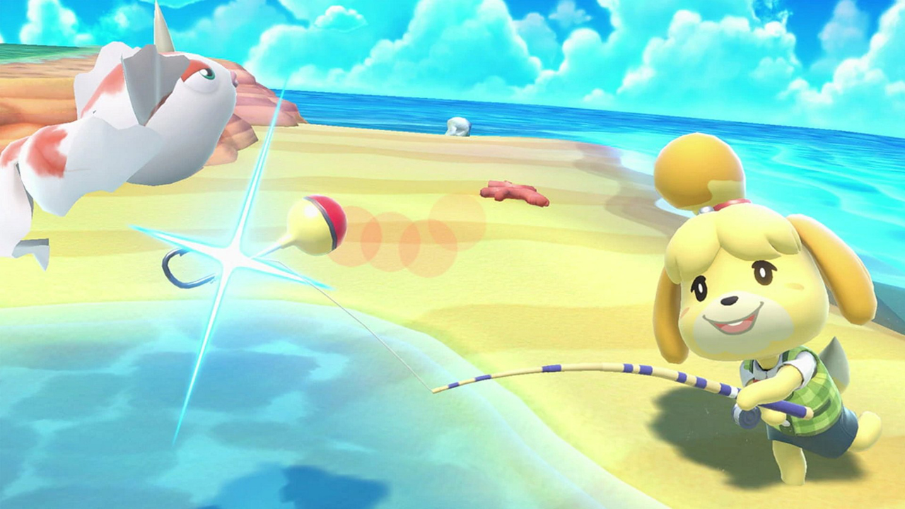 Isabelle from the Animal Crossing: New Horizons title