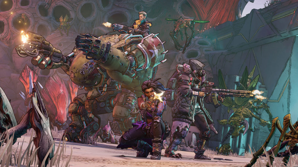 Vault Hunters from the upcoming Borderlands 3 release
