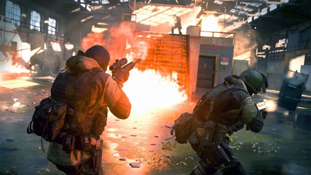 Call of Duty: Modern Warfare Gunfight mode battle