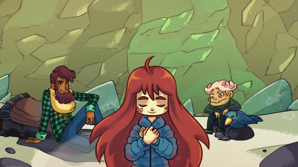 Characters from the indie platformer, Celeste