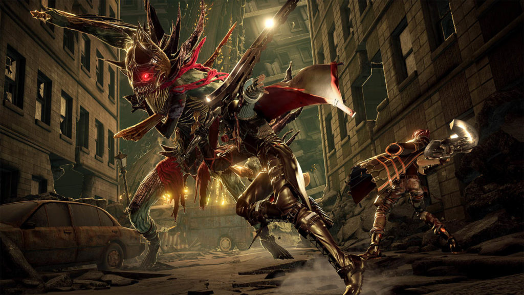 Characters form the upcoming action-RPG, Code Vein