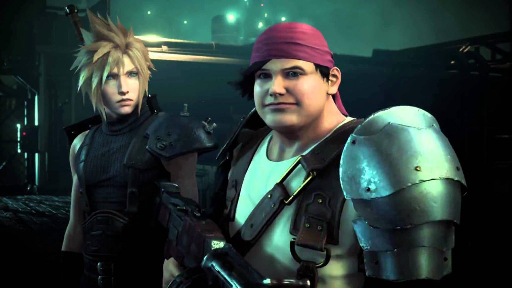 Characters from the upcoming Final Fantasy VII Remake title