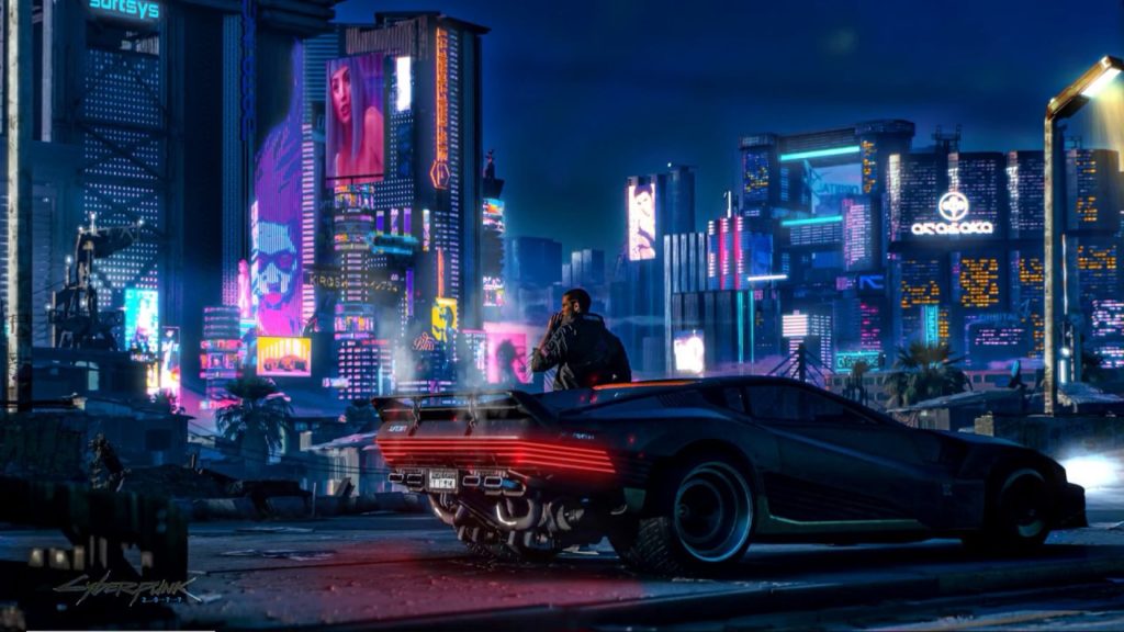 Character from cyberpunk 2077
