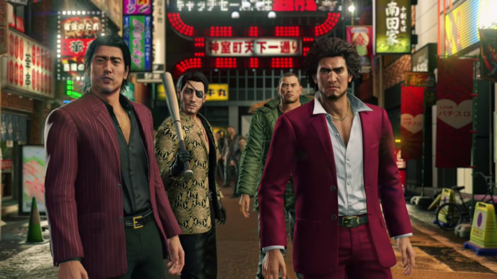 characters from the upcoming Yakuza: Like a Dragon title