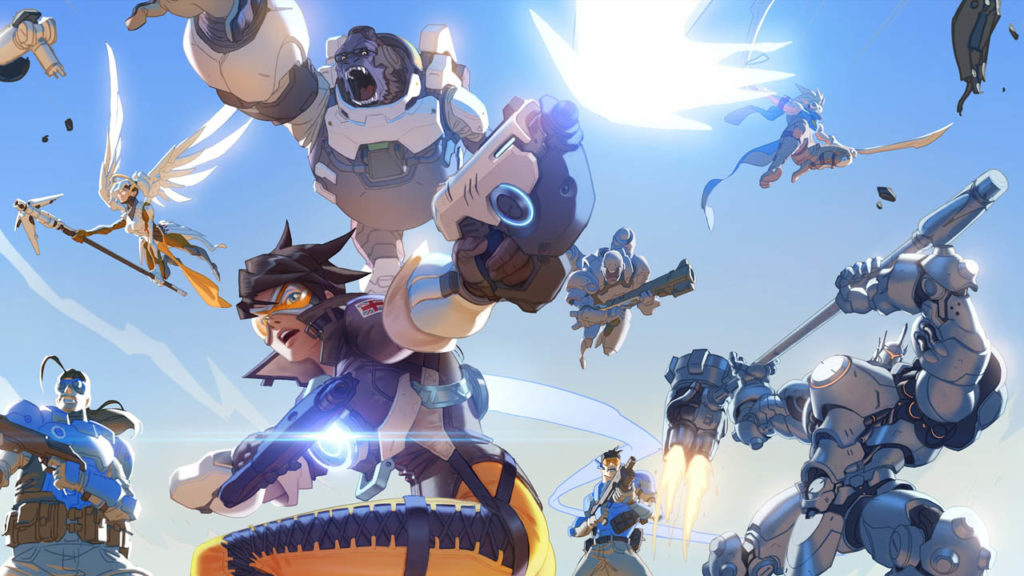 Characters from Blizzard's Overwatch title