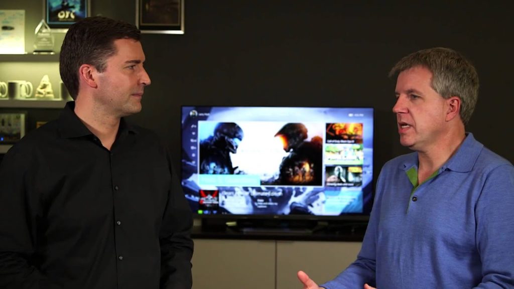 Mike Ybarra and Lary Hyrb from Xbox Team