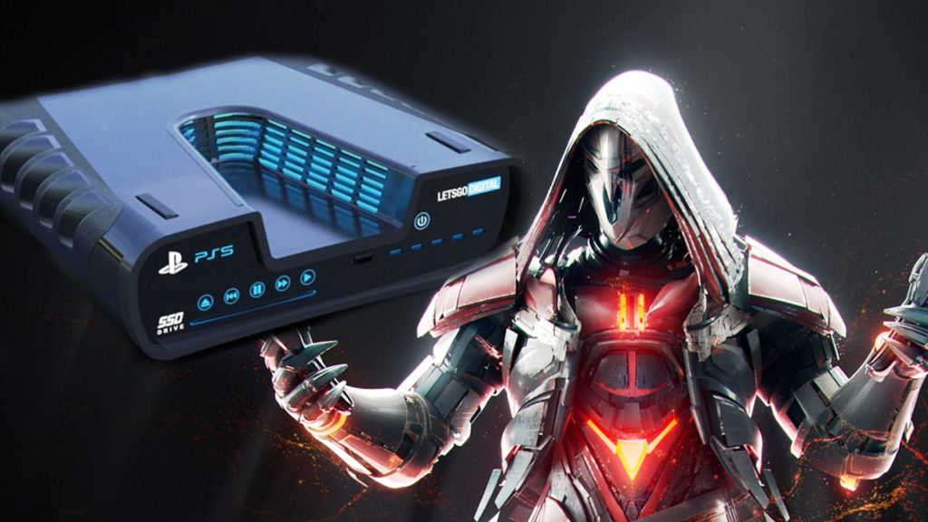 Reaper holding the PlayStation 5