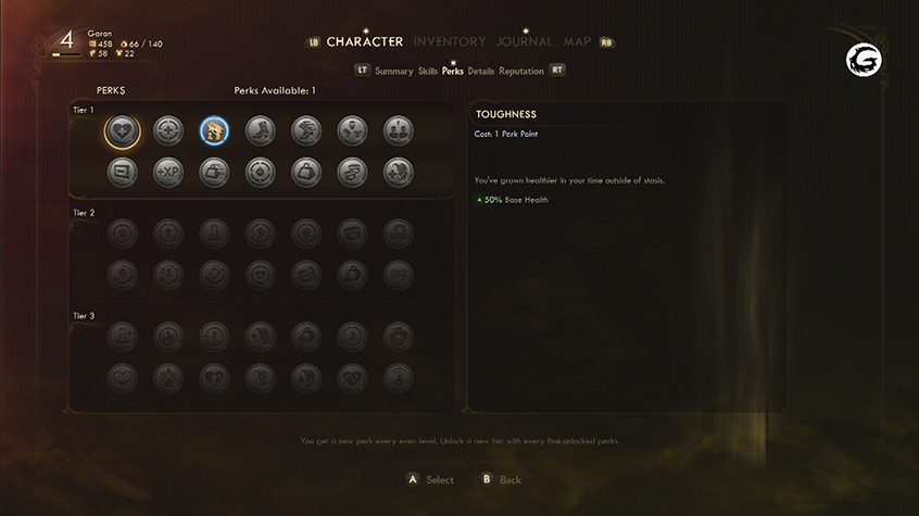 The Outer Worlds Perks