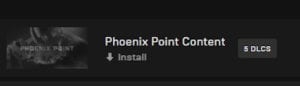 Epic Games Store/Phoenix Point screenshot