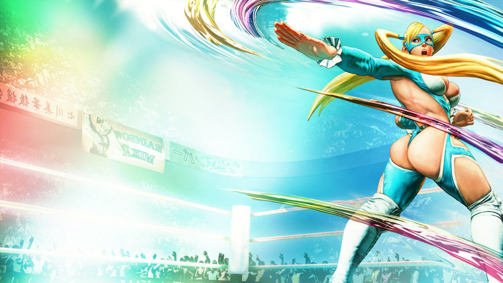 Rainbow Mika from Street Fighter V