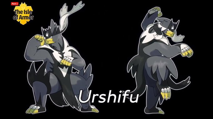 urshifu from sword and shield isle of armour