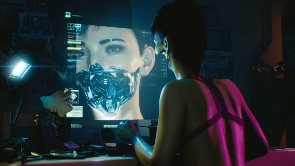 Cyberpunk 2077 face alteration