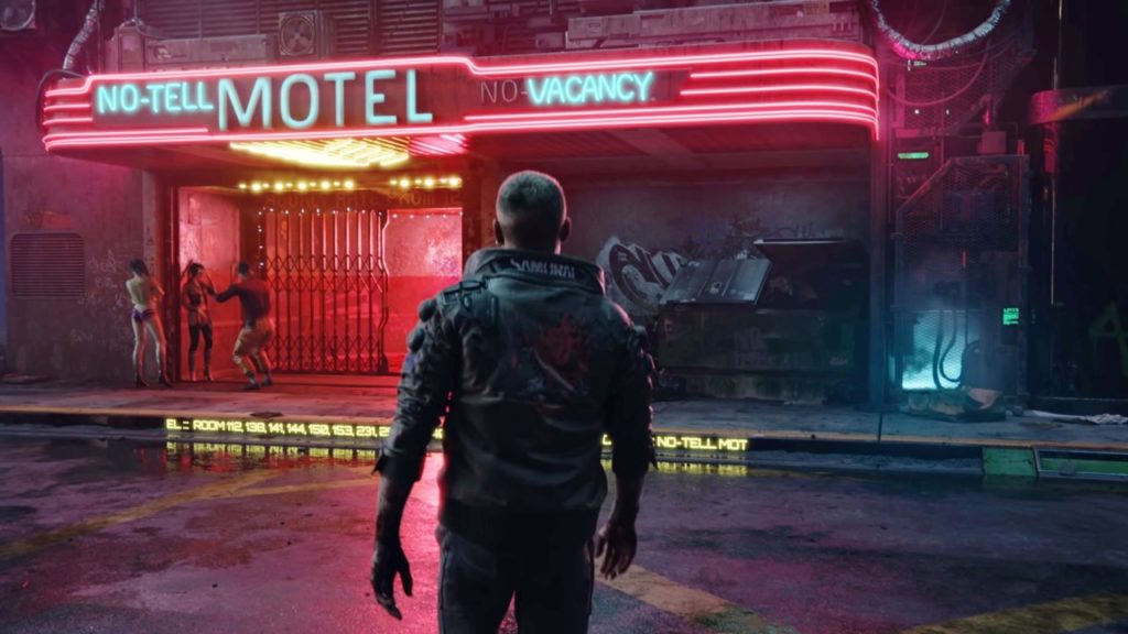 cyberpunk 2077 night city motel