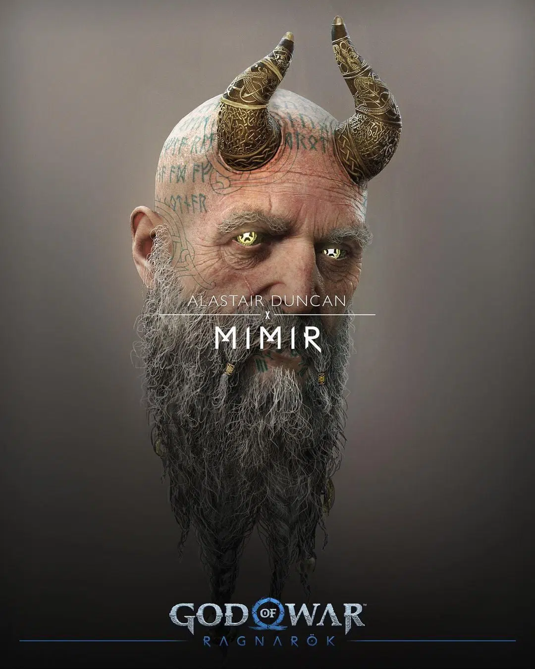 God of War Ragnarok Tyr, Kratos, & More Official Character Art