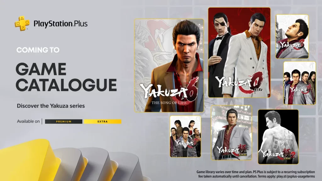 PlayStation Plus Yakuza
