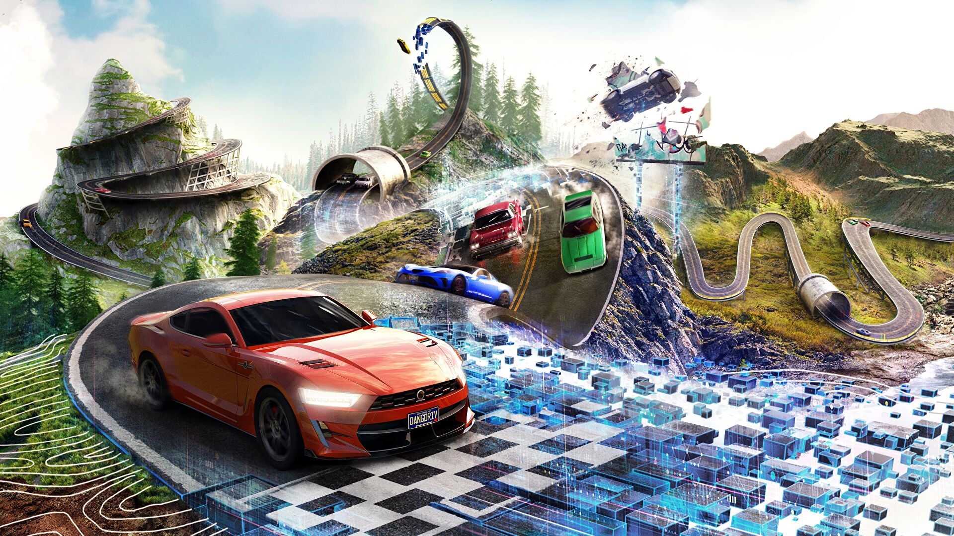 Open World Racing Map Open-world Racing Game Wreckreation Announced for PC&Console