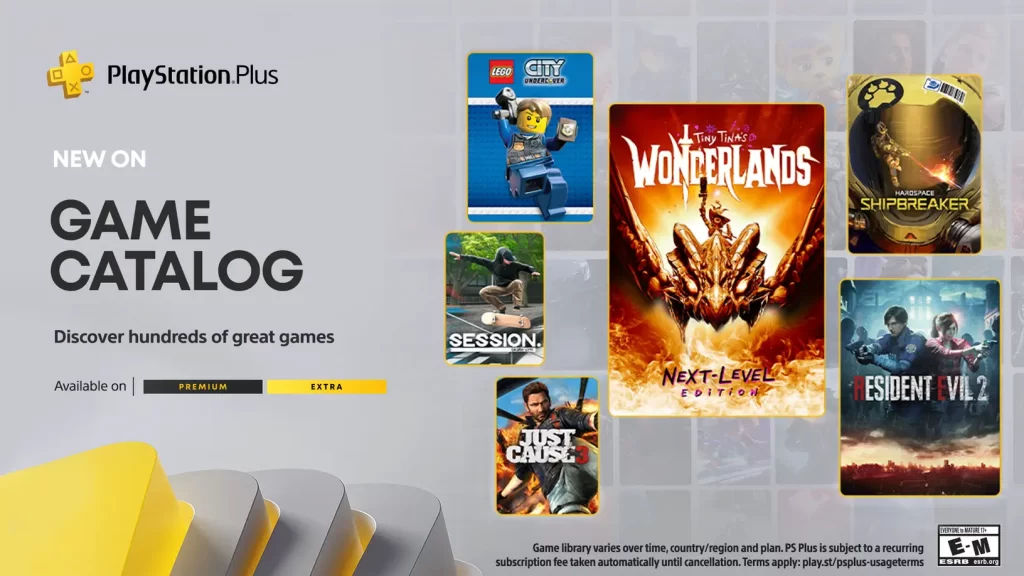 PlayStation Plus Extra and Premium Games
