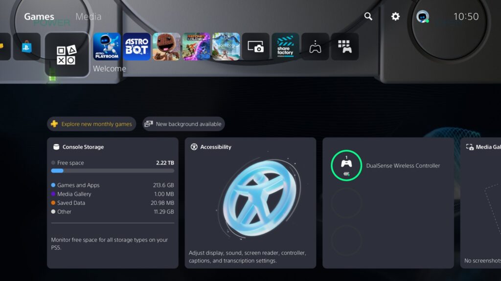 PS5 System Software Update